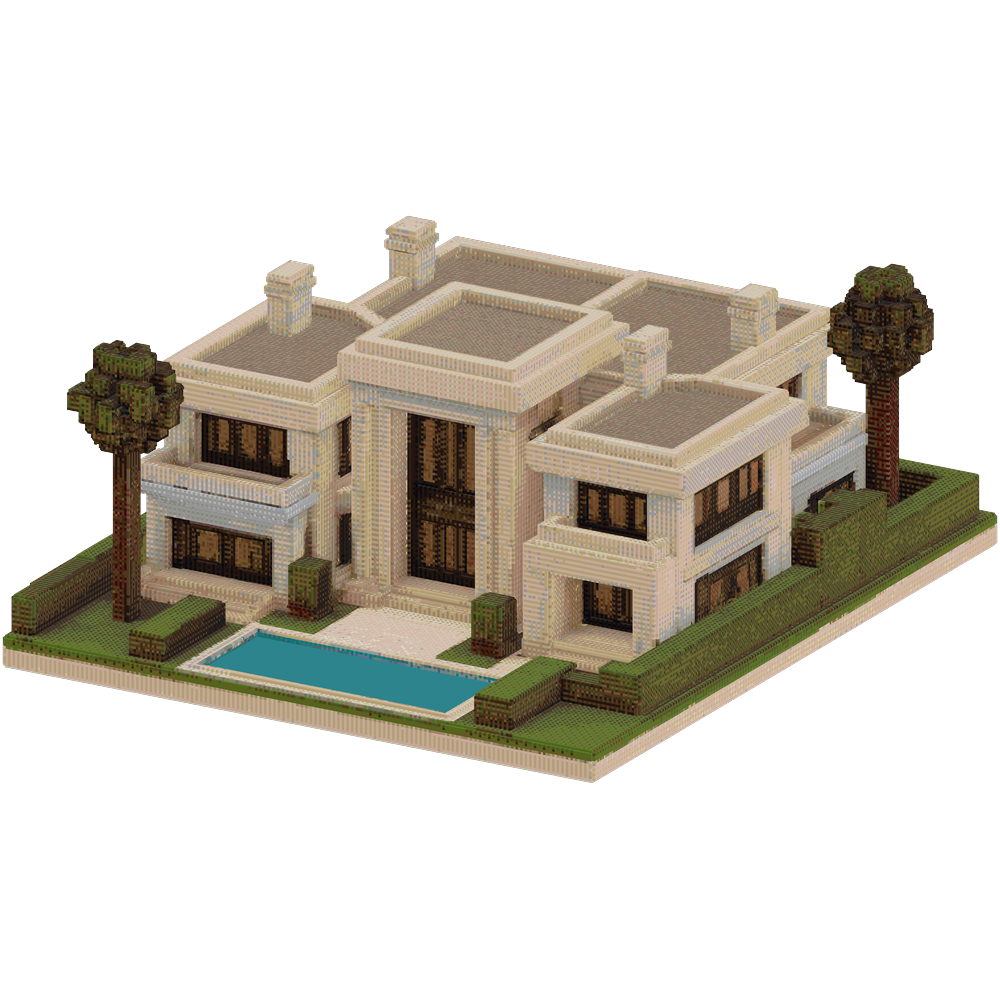 You are an expert Minecraft archite... | Minecraft Build - BlockGPT