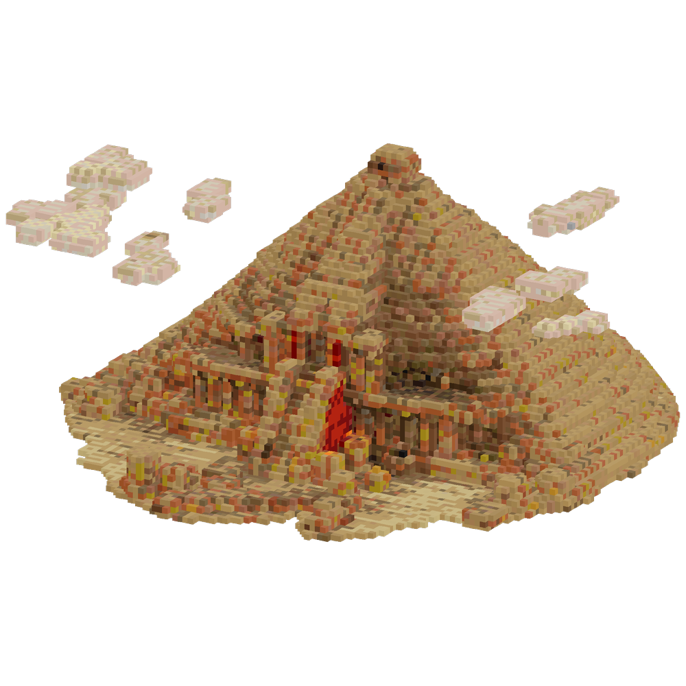 PyramideCreate a massive vanilla Mi... | Minecraft Build - BlockGPT