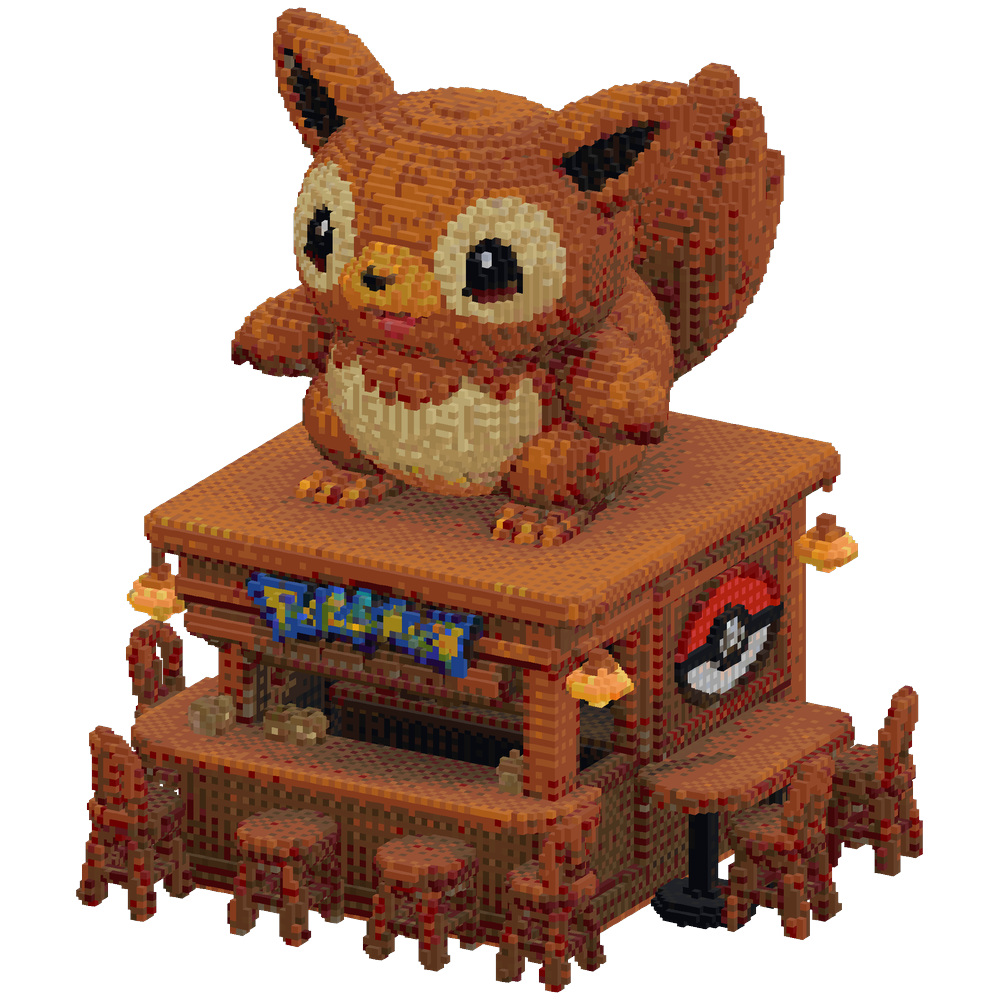 A cozy Rowlet (From pokemon) themed... | Minecraft Build - BlockGPT