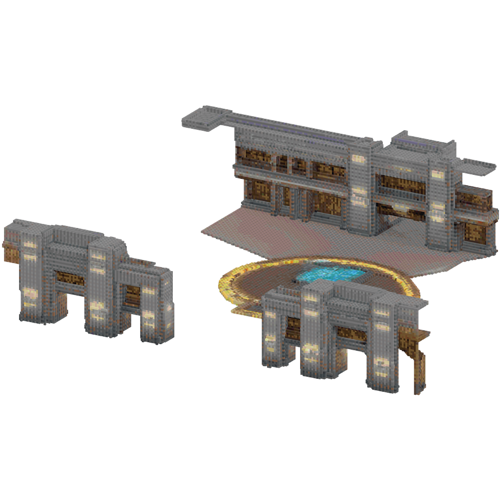 Use the image as the layout referen... | Minecraft Build - BlockGPT