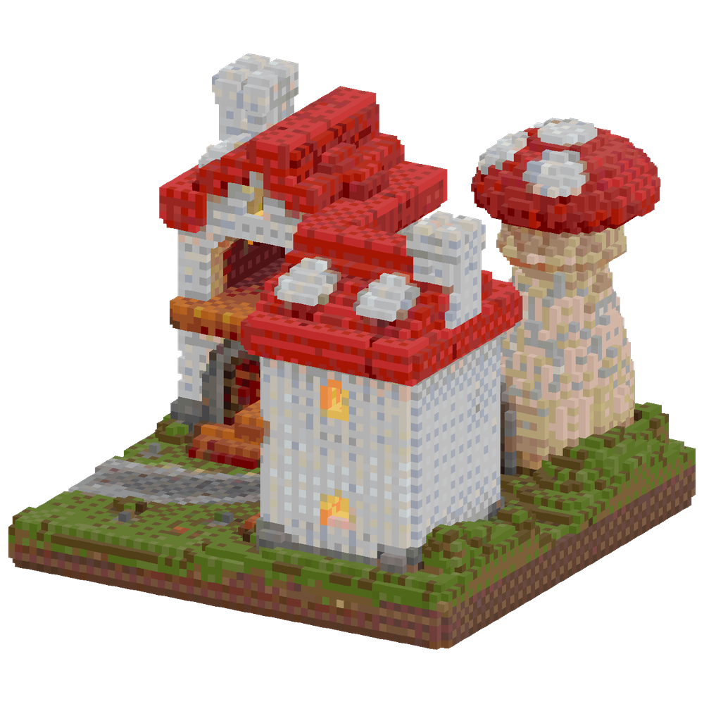 VERY TINY!! Neo-medieval ant city m... | Minecraft Build - BlockGPT