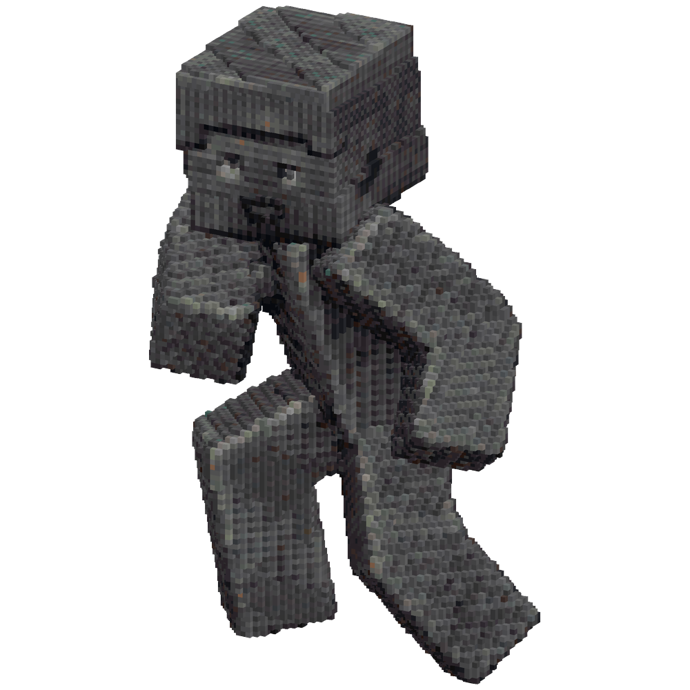 Make A Statue Of A Minecraft Player Shifting | Minecraft Schematic ...