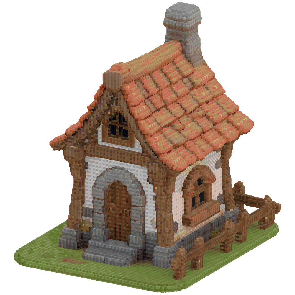 small medieval house | Minecraft Build - BlockGPT