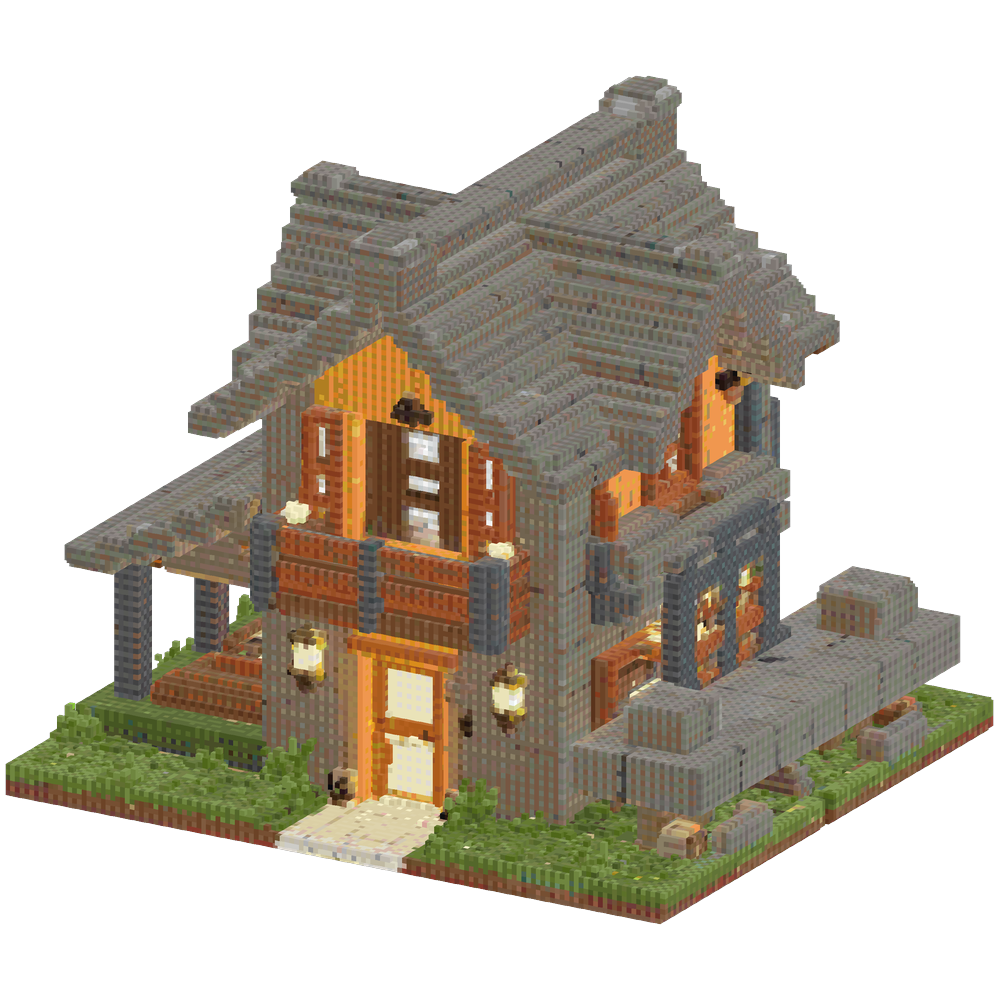 Create a compact but detailed Minec... | Minecraft Build - BlockGPT
