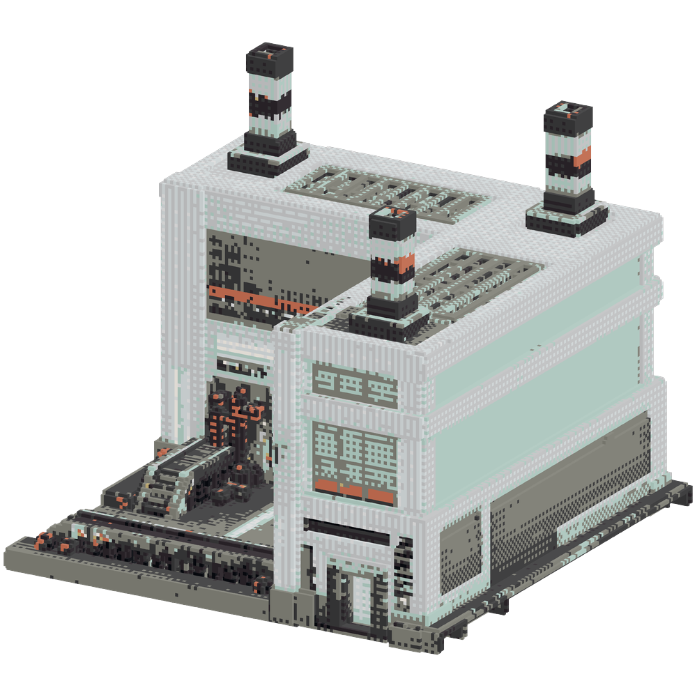 “A massive modern Minecraft mega fa... | Minecraft Build - BlockGPT