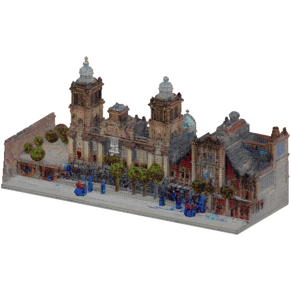 Create the Mexico City Metropolitan... | Minecraft Build - BlockGPT
