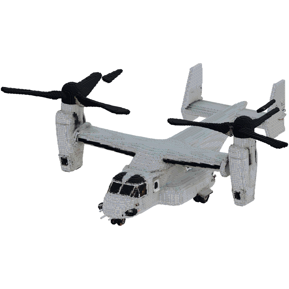 I want to build a V-22 Osprey | Minecraft Build - BlockGPT