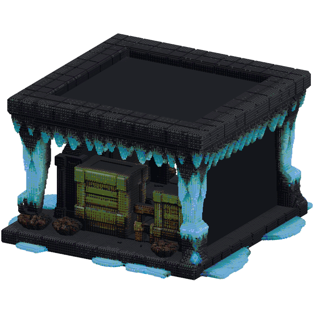 a dark themed cool nether roof base... | Minecraft Build - BlockGPT
