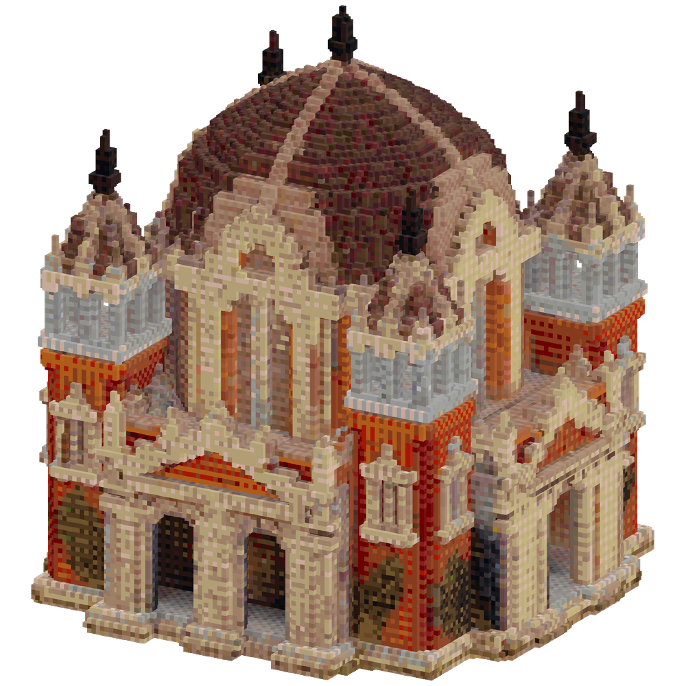 A medieval build like this one, max... | Minecraft Build - BlockGPT