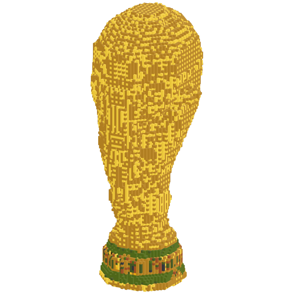 world cup trophy | Minecraft Build - BlockGPT