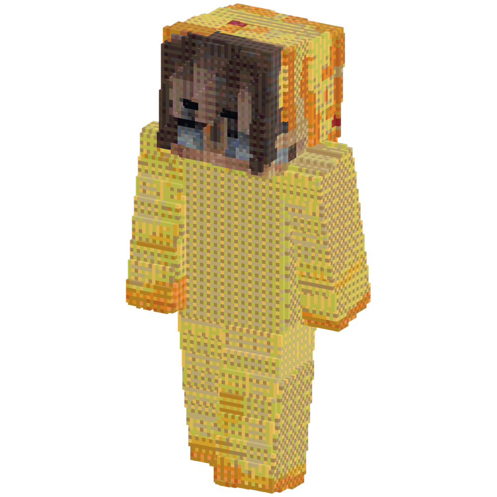 make a skin, the monument should on... | Minecraft Build - BlockGPT