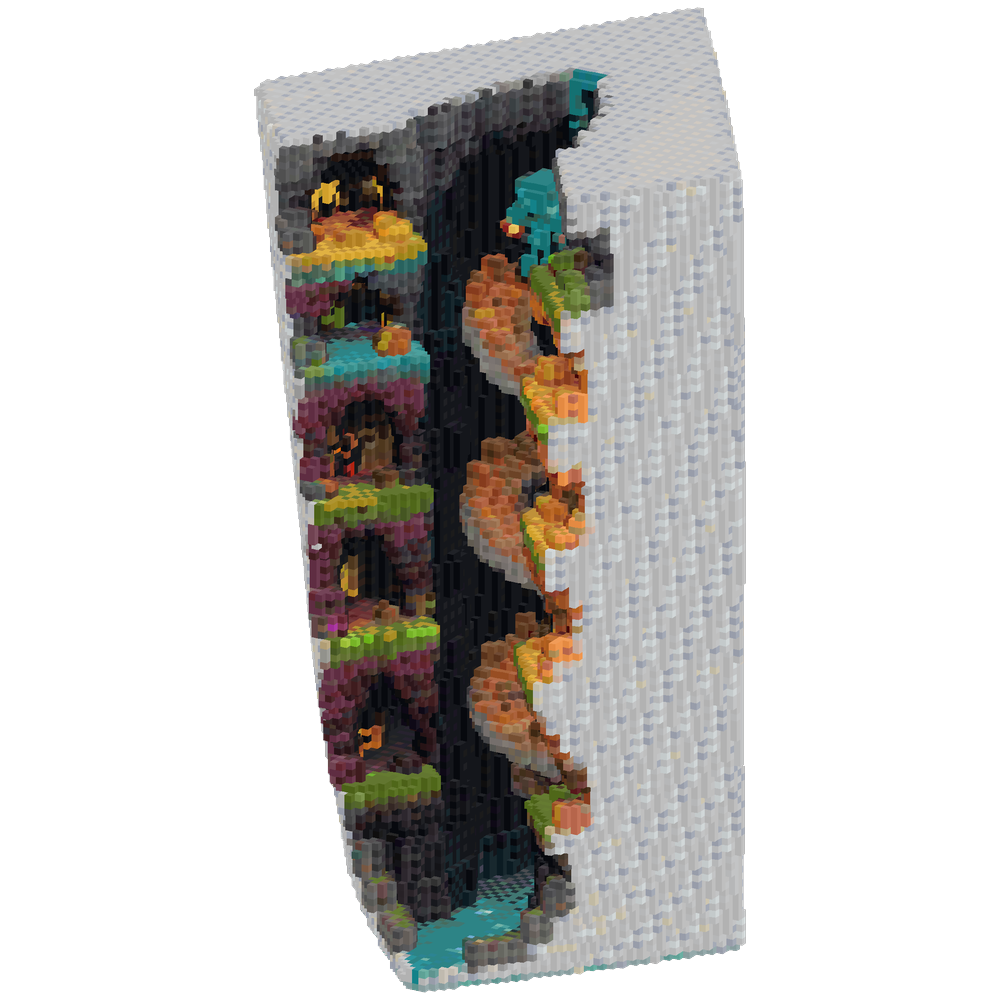 Create a large-scale Minecraft buil... | Minecraft Build - BlockGPT