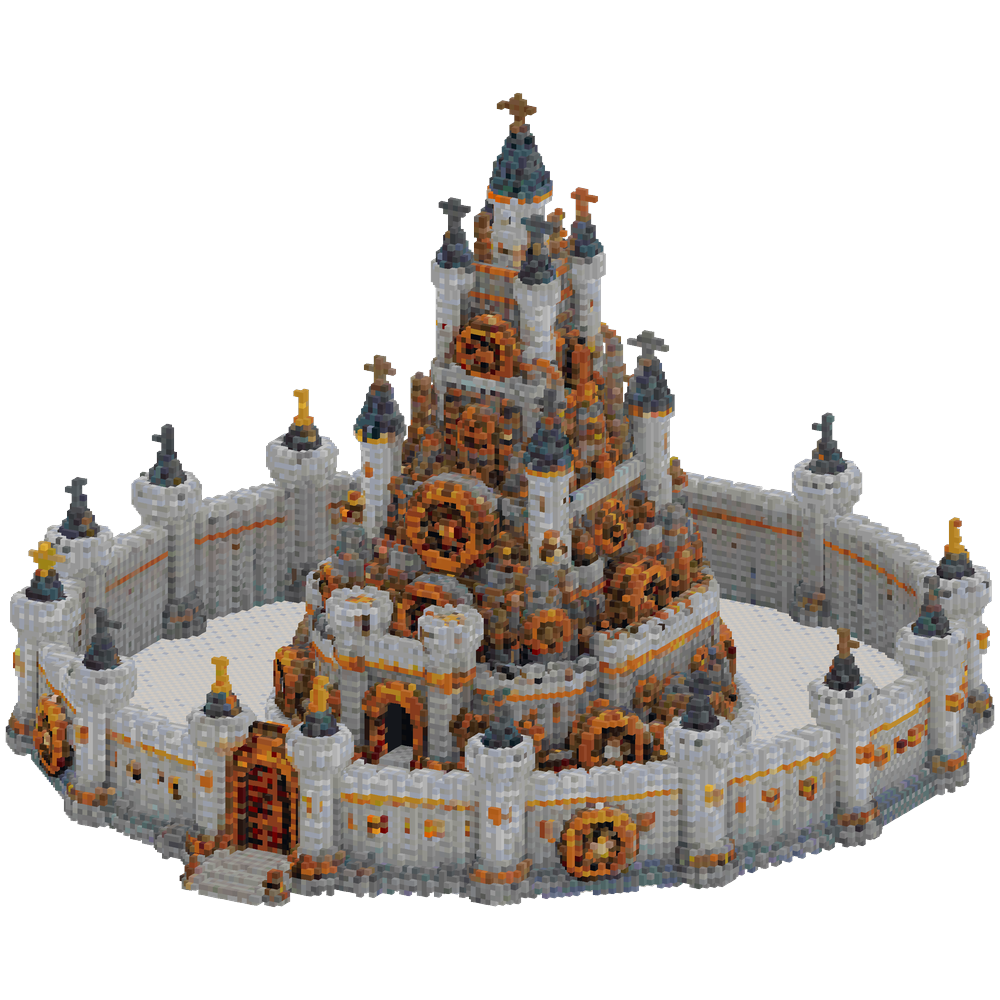 Generate a massive, highly detailed... | Minecraft Build - BlockGPT