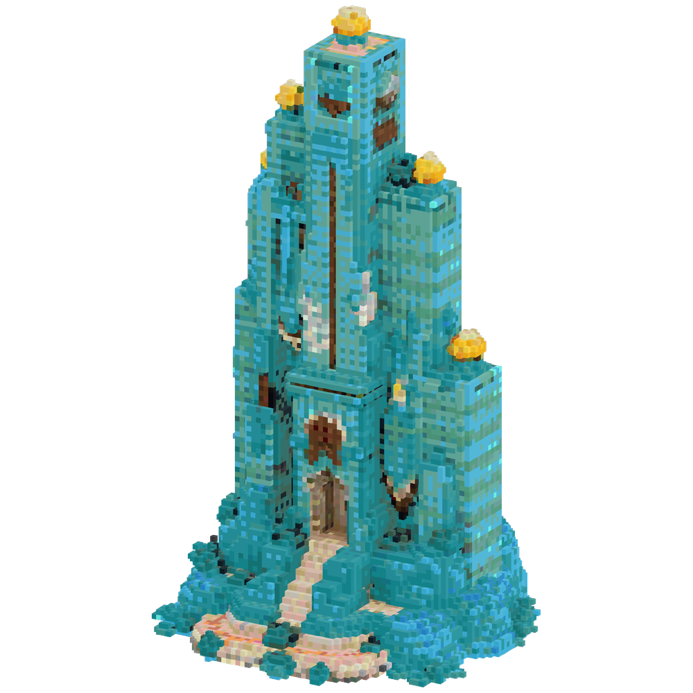 Can you generate a litematic for a ... | Minecraft Build - BlockGPT