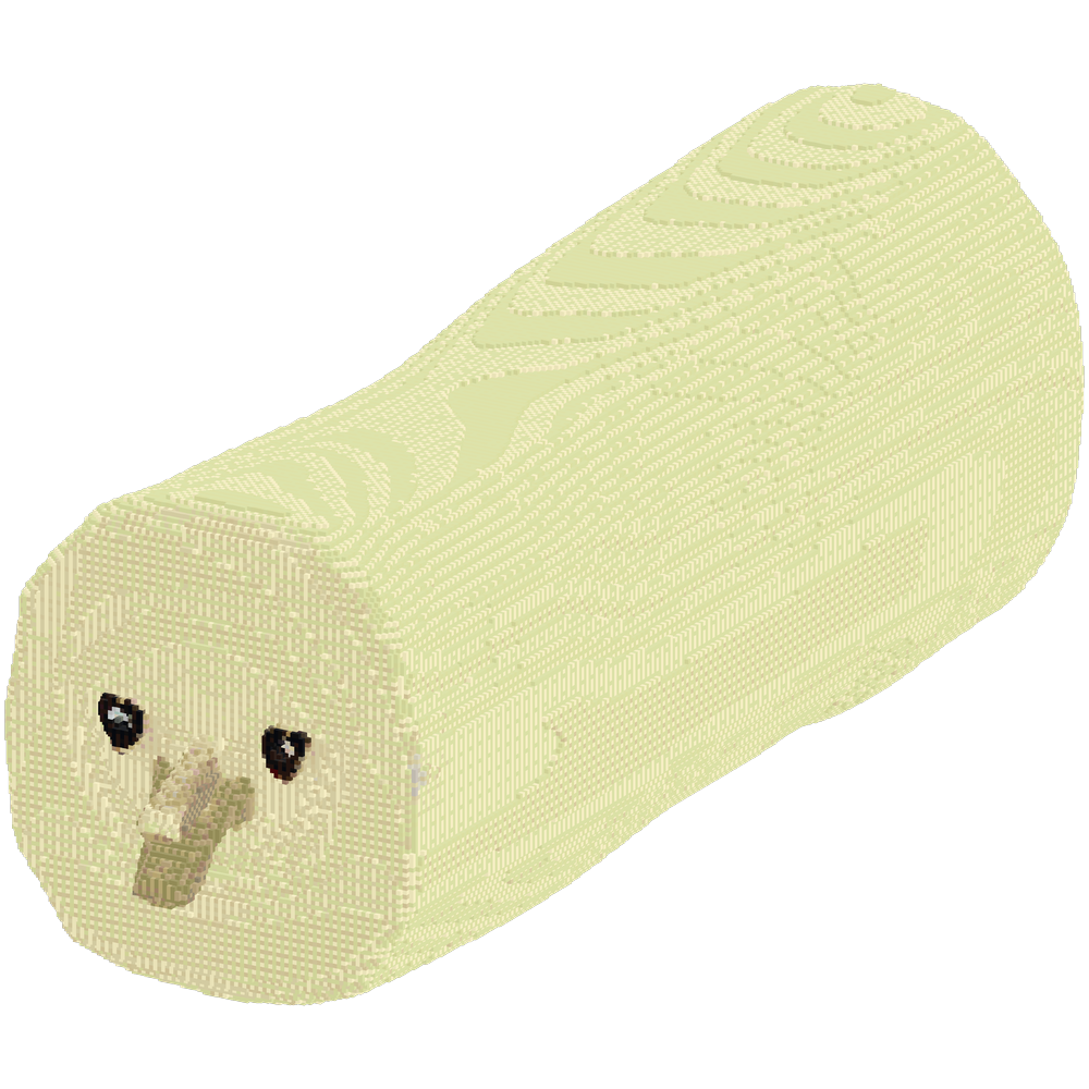 This is a quail made out of wax | Minecraft Build - BlockGPT