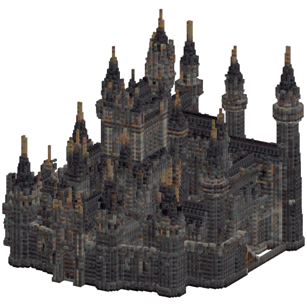 I Want A Large Gothic Castle | Minecraft Schematic - BlockGPT