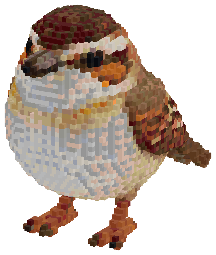 make a mega mega small bird | Minecraft Build - BlockGPT