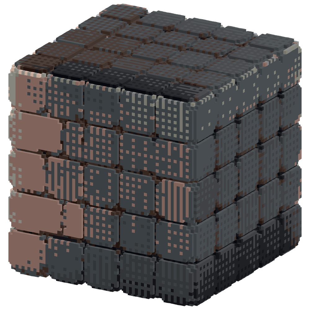 create a 65x65x65 giant 3D cobblest... | Minecraft Build - BlockGPT