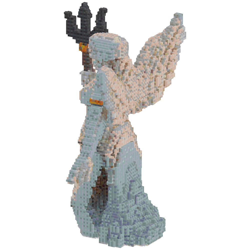 Create a colossal Minecraft statue ... | Minecraft Build - BlockGPT