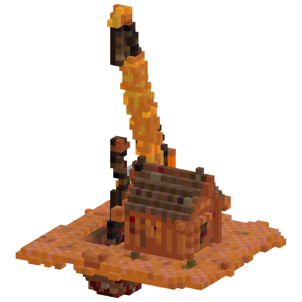 High desert southwestern miners hut... | Minecraft Build - BlockGPT