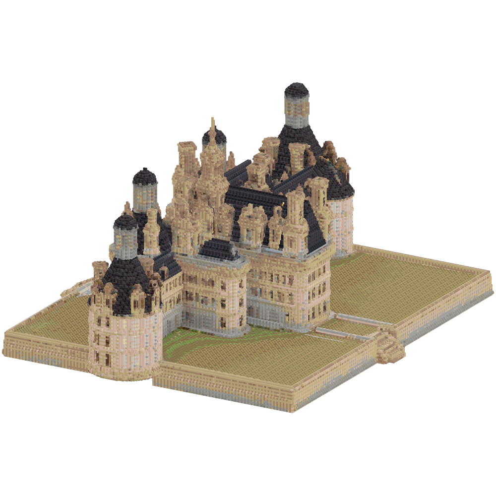 Build me a super large detailed rea... | Minecraft Build - BlockGPT