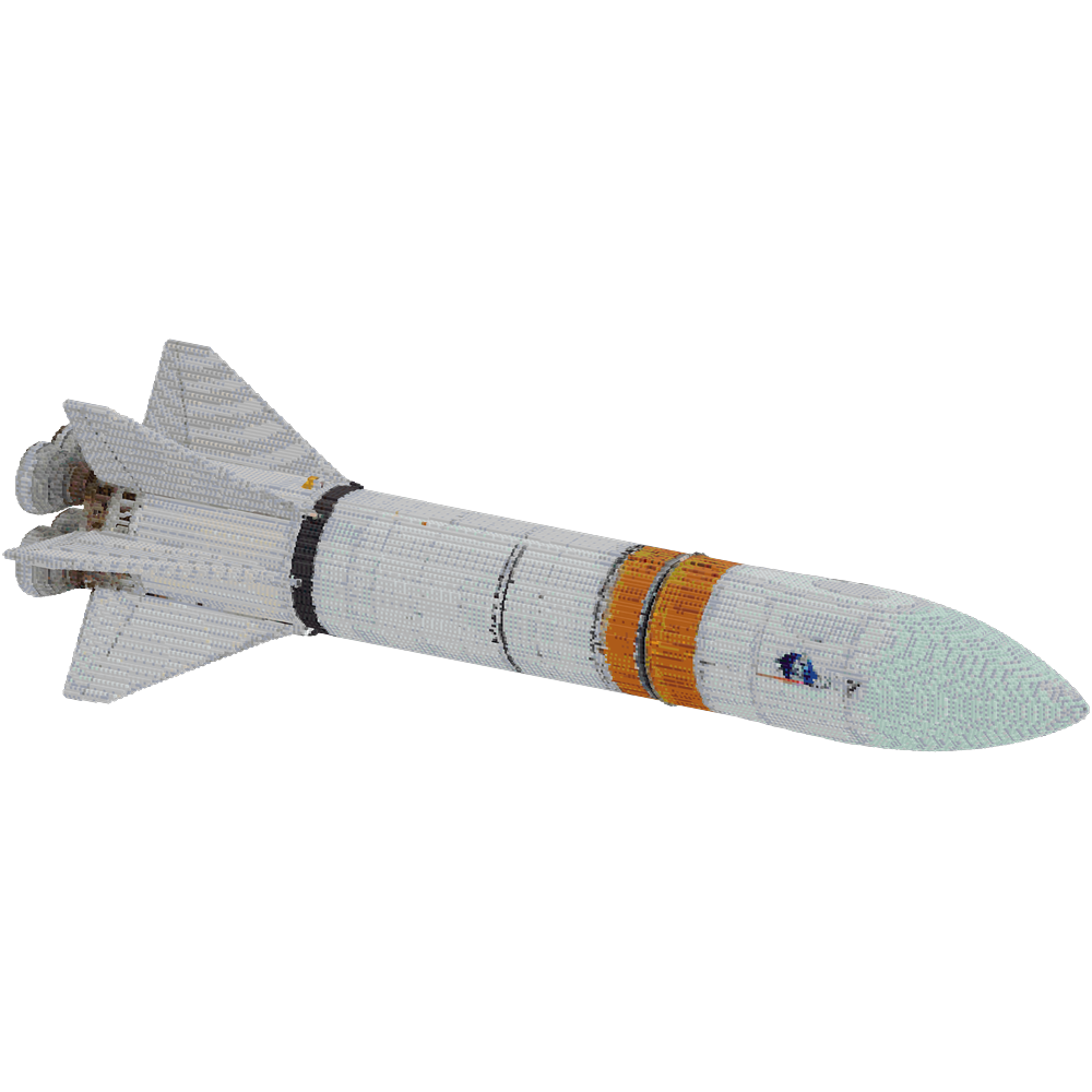 NASA Artemis II rocket | Minecraft Build - BlockGPT