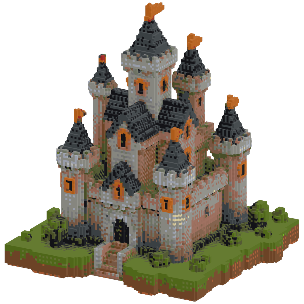 Crée moi un chateau de 4 chunks map | Minecraft Build - BlockGPT