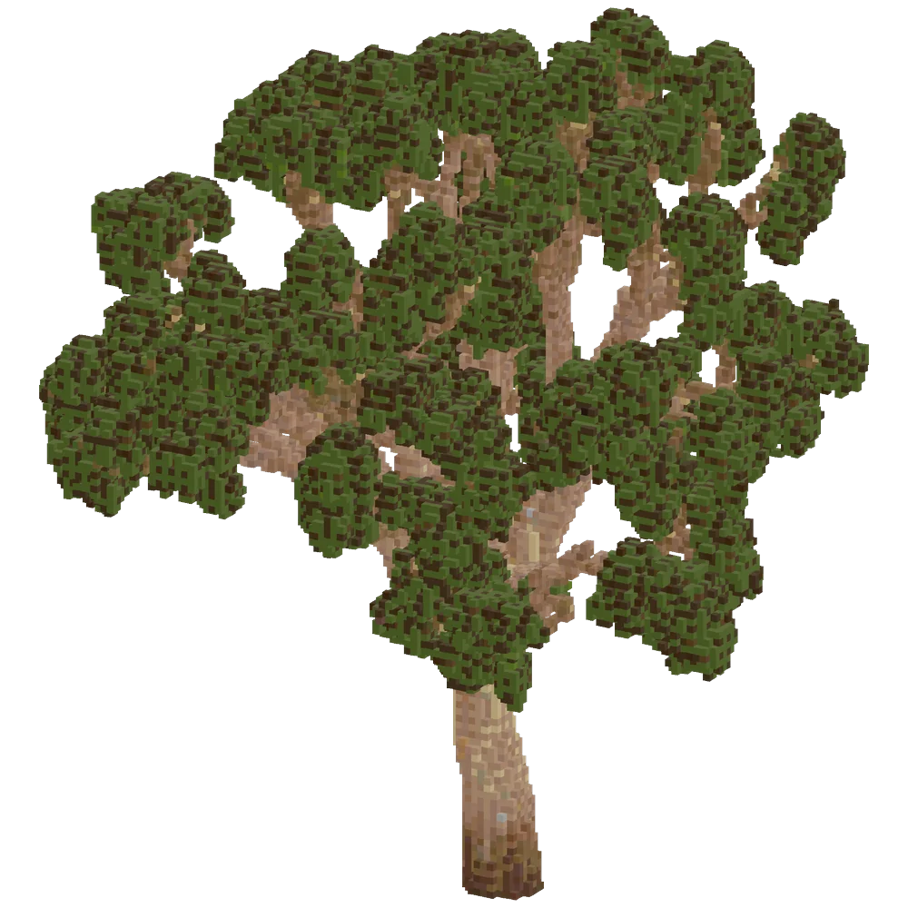 Australian Tree | Minecraft Schematic - BlockGPT