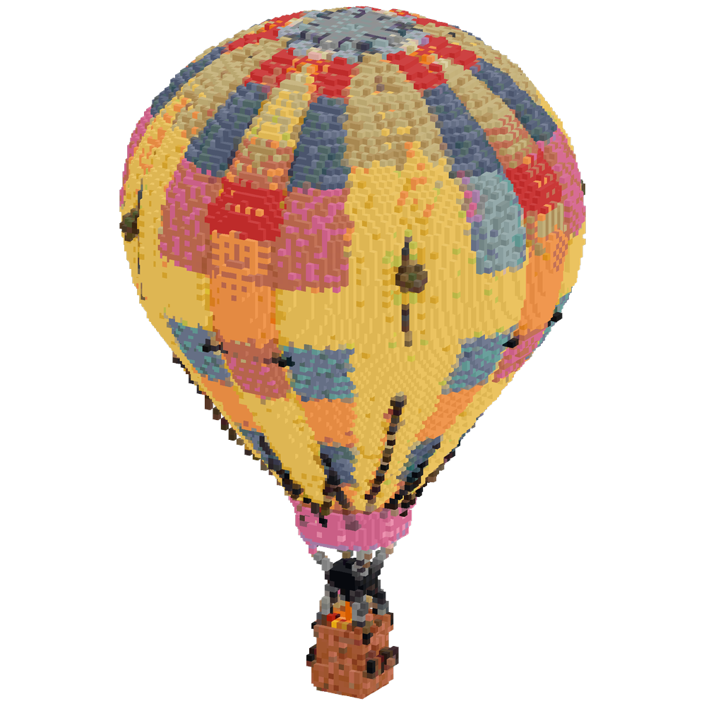 Hot air balloon | Minecraft Build - BlockGPT