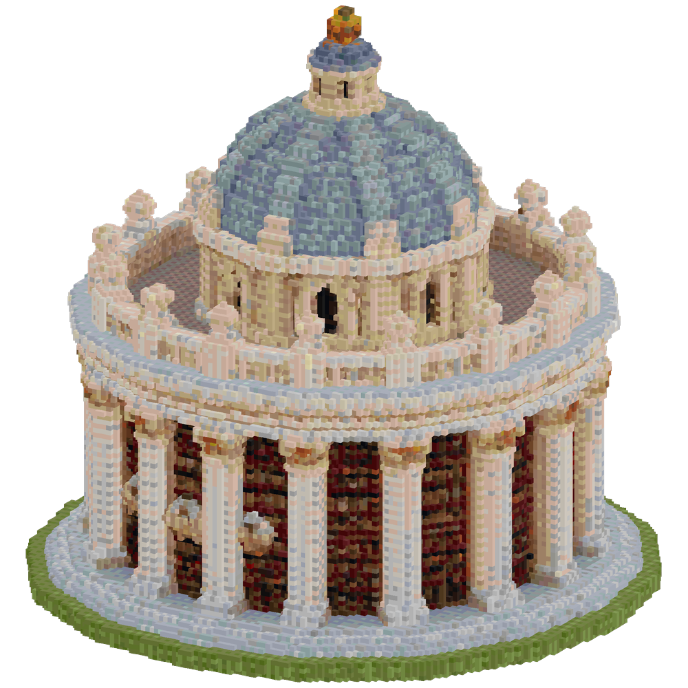 Design a large classical rotunda li... | Minecraft Build - BlockGPT