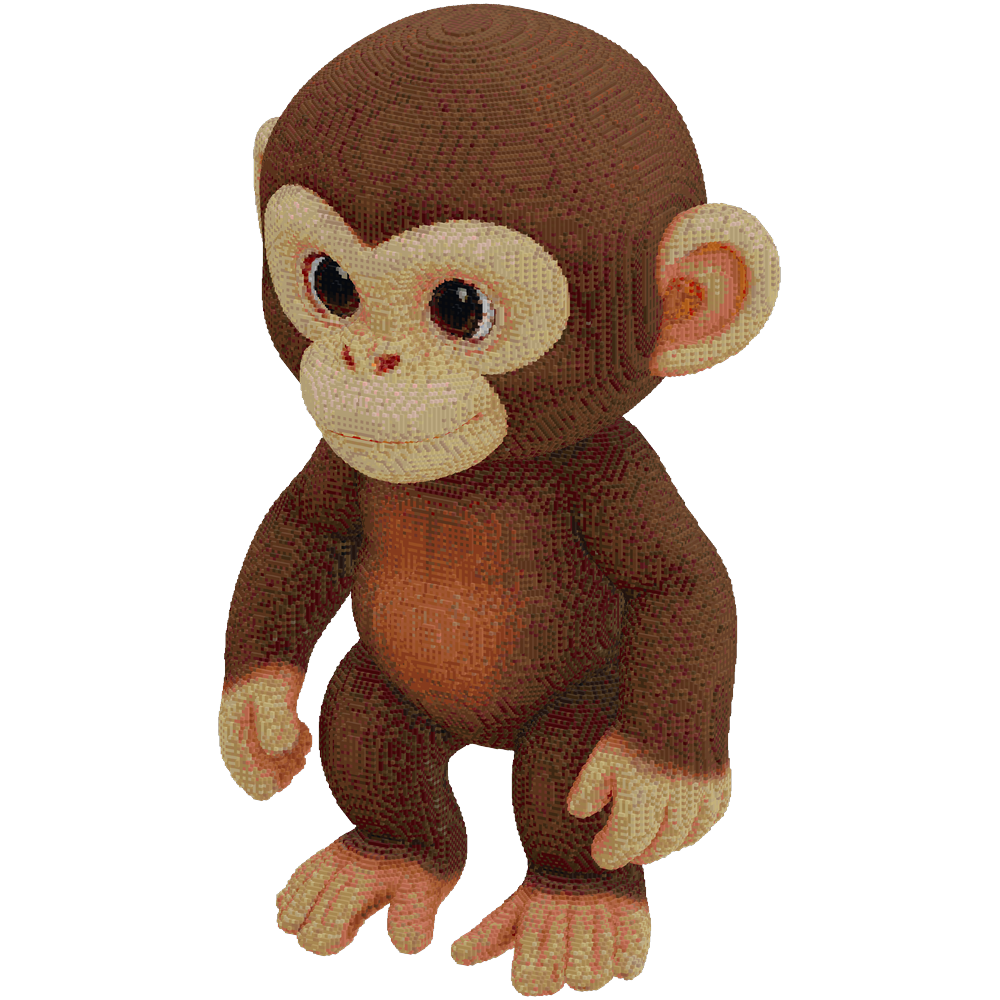 an adorable monkey | Minecraft Build - BlockGPT