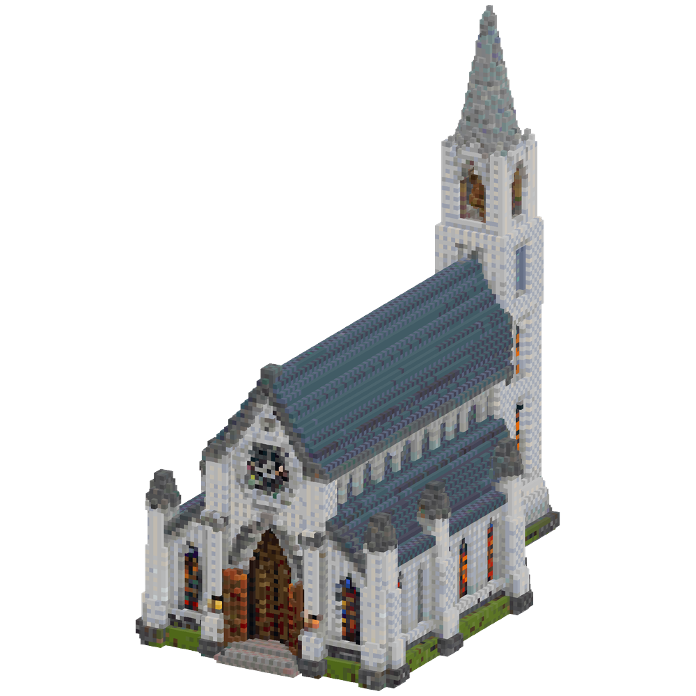 Minecraft gothic cathedral, tall an... | Minecraft Build - BlockGPT