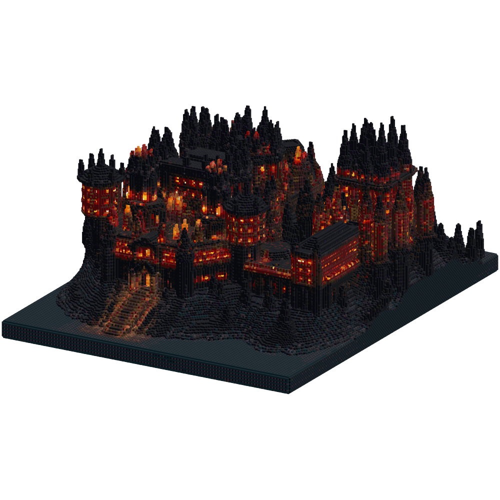 Massive Gothic castle | Minecraft Build - BlockGPT