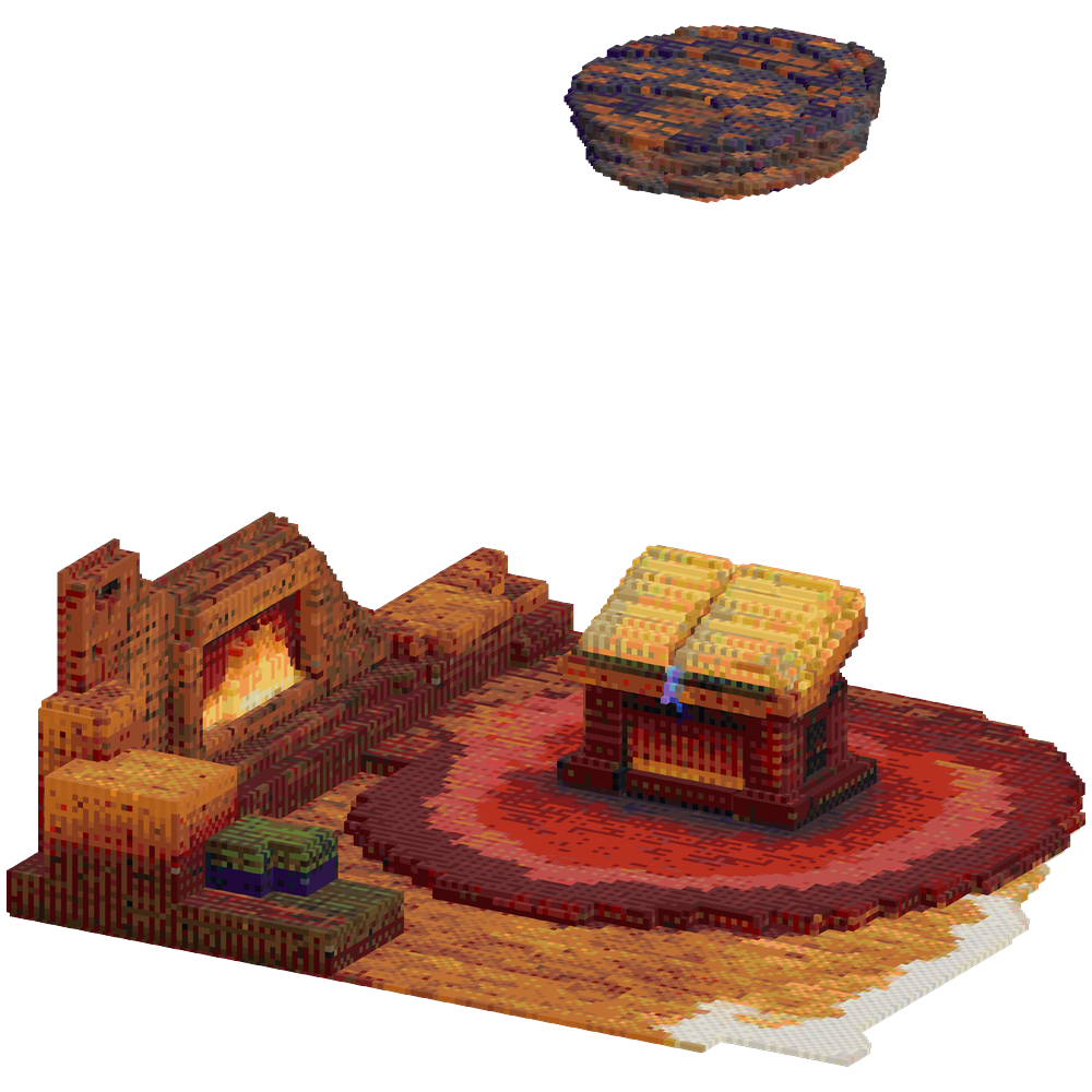 generate this room as a schematic, ... | Minecraft Build - BlockGPT