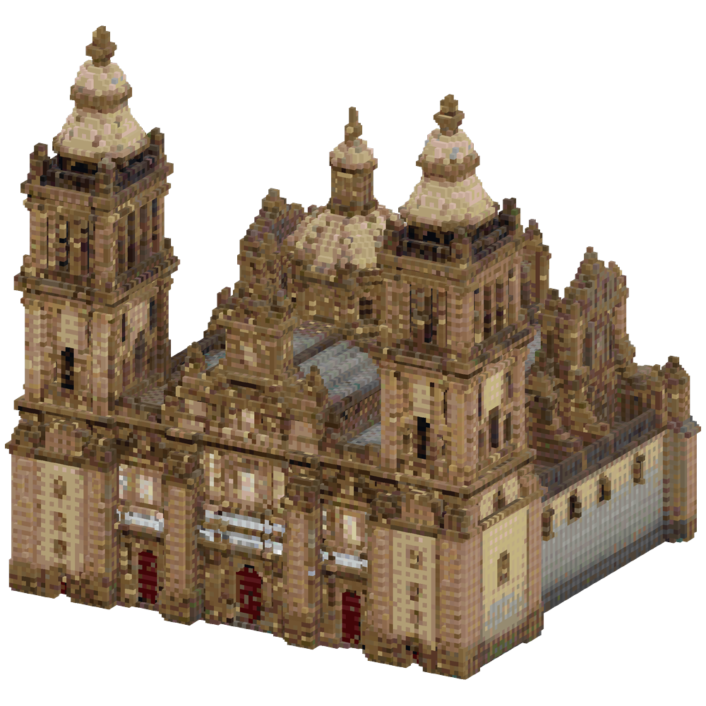 Make the Mexico City Metropolitan C... | Minecraft Build - BlockGPT
