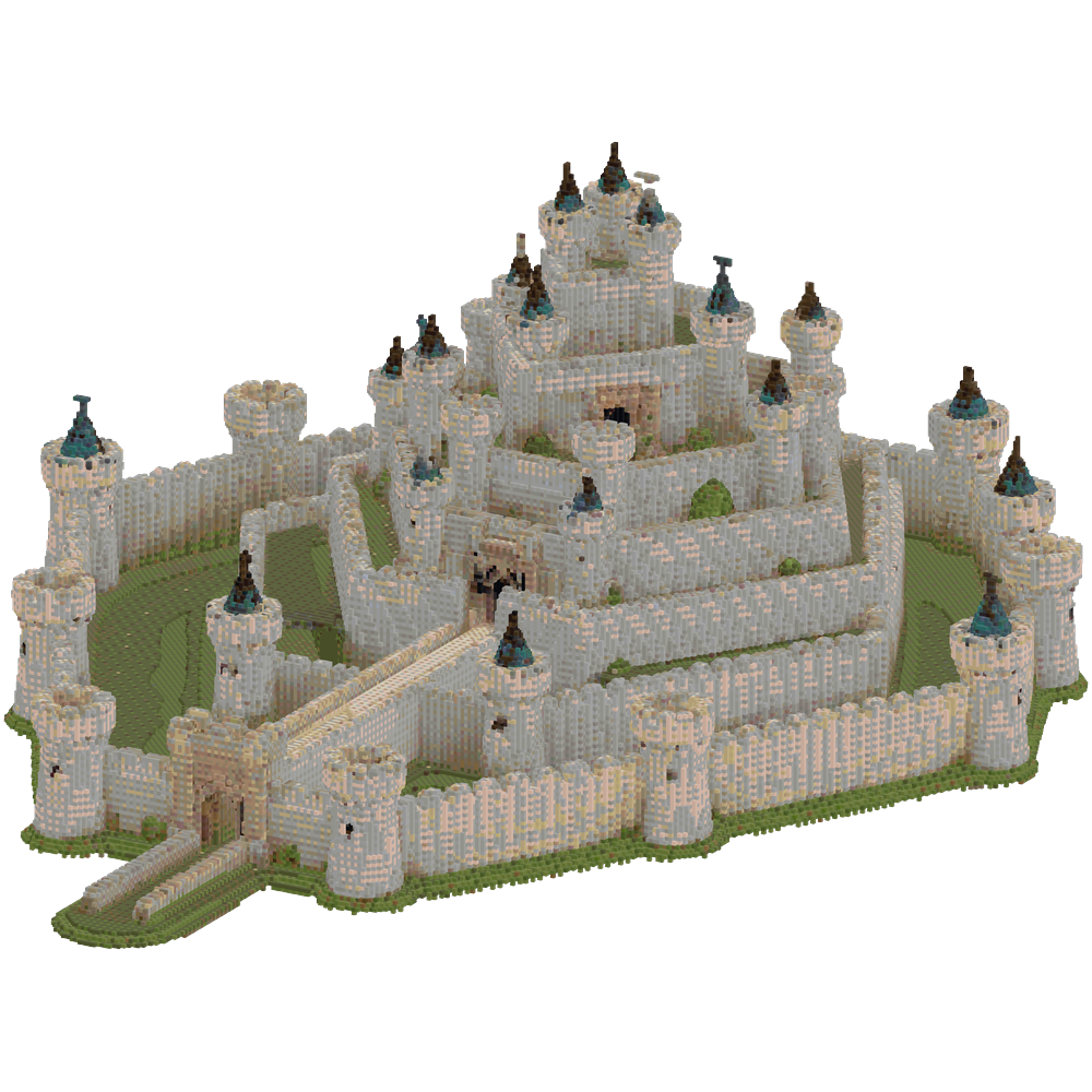 create an impregnable medieval fort... | Minecraft Build - BlockGPT