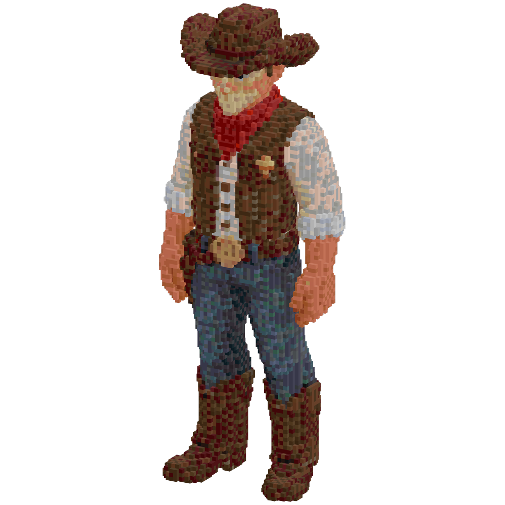 Cowboy | Minecraft Build - BlockGPT