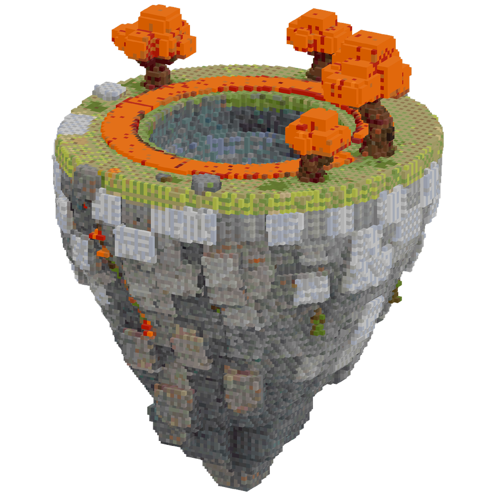 Create a circular floating-style ro... | Minecraft Build - BlockGPT