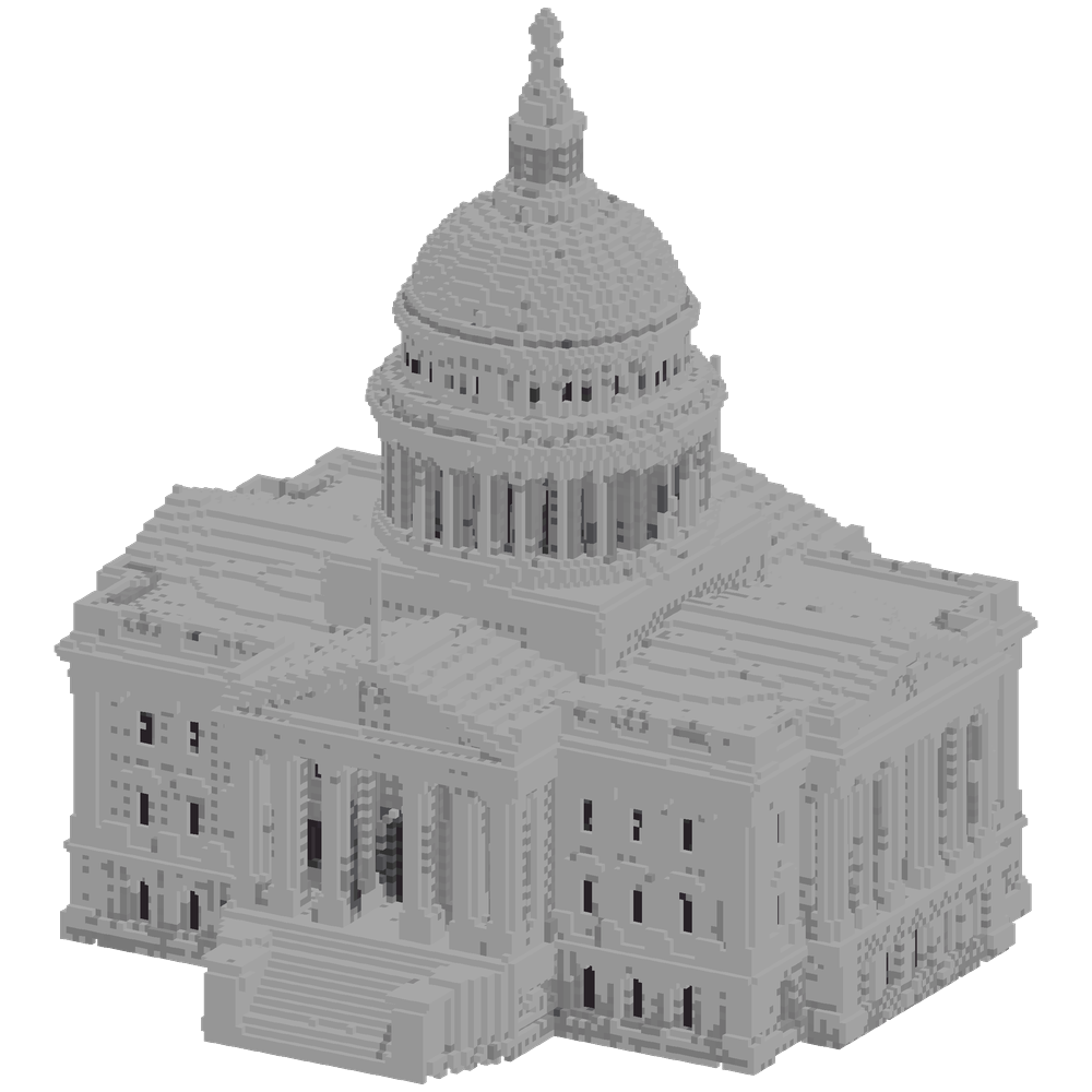make me a senate building based off... | Minecraft Build - BlockGPT