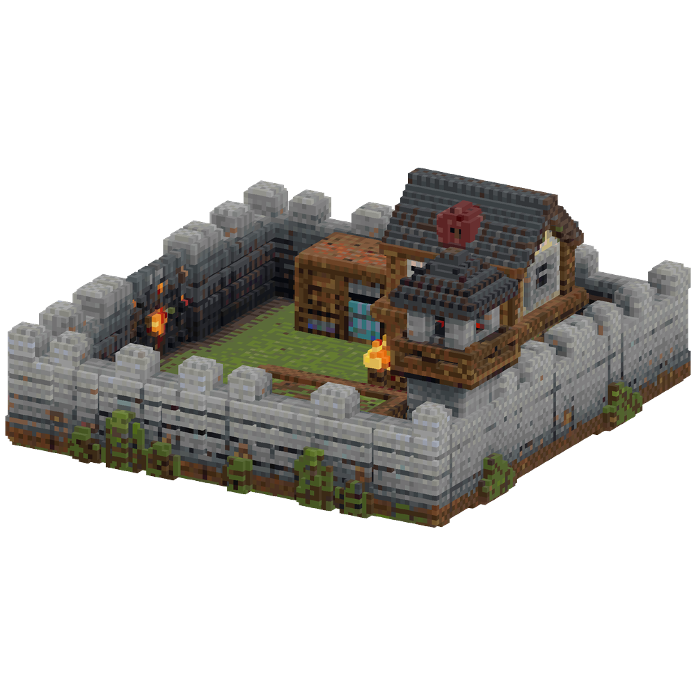 Build a fortified survival base for... | Minecraft Build - BlockGPT