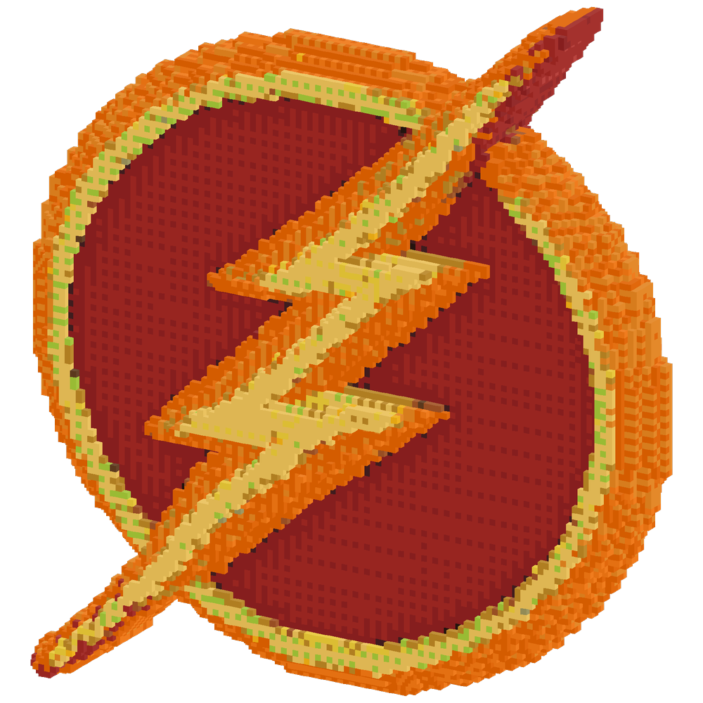 the flash symbol | Minecraft Build - BlockGPT