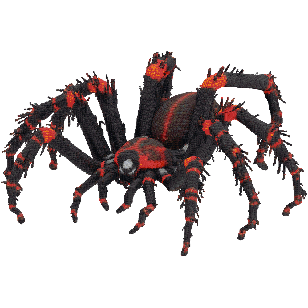 Scary spider | Minecraft Build - BlockGPT