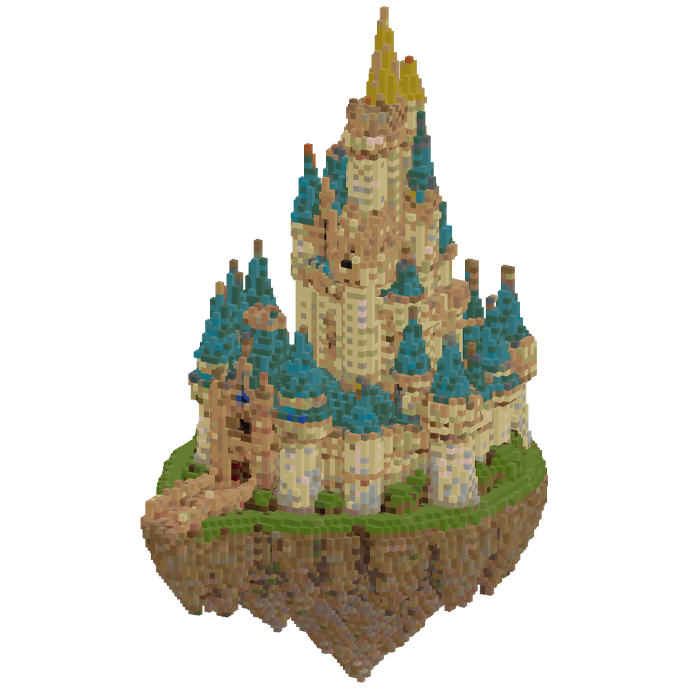 Floating Castle | Minecraft Build - BlockGPT