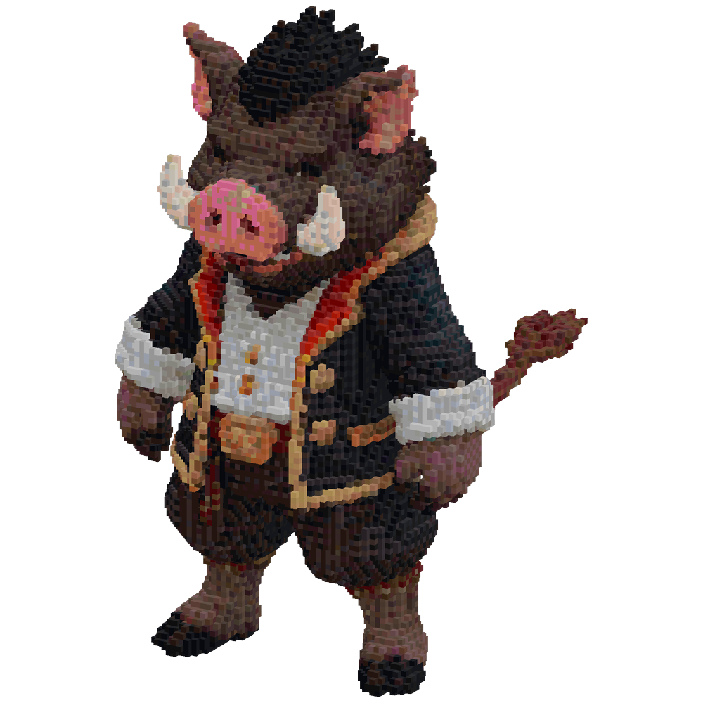 Boar hat from Seven Deadly Sins | Minecraft Build - BlockGPT
