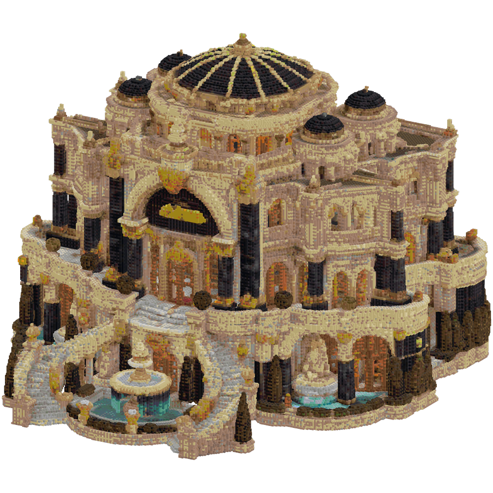 Create A Highly Detailed, Grand Luxury | Minecraft Schematic - BlockGPT