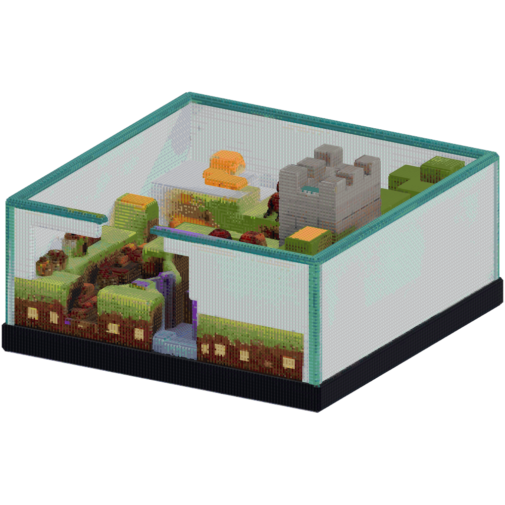 an ant farm survival type map for m... | Minecraft Build - BlockGPT