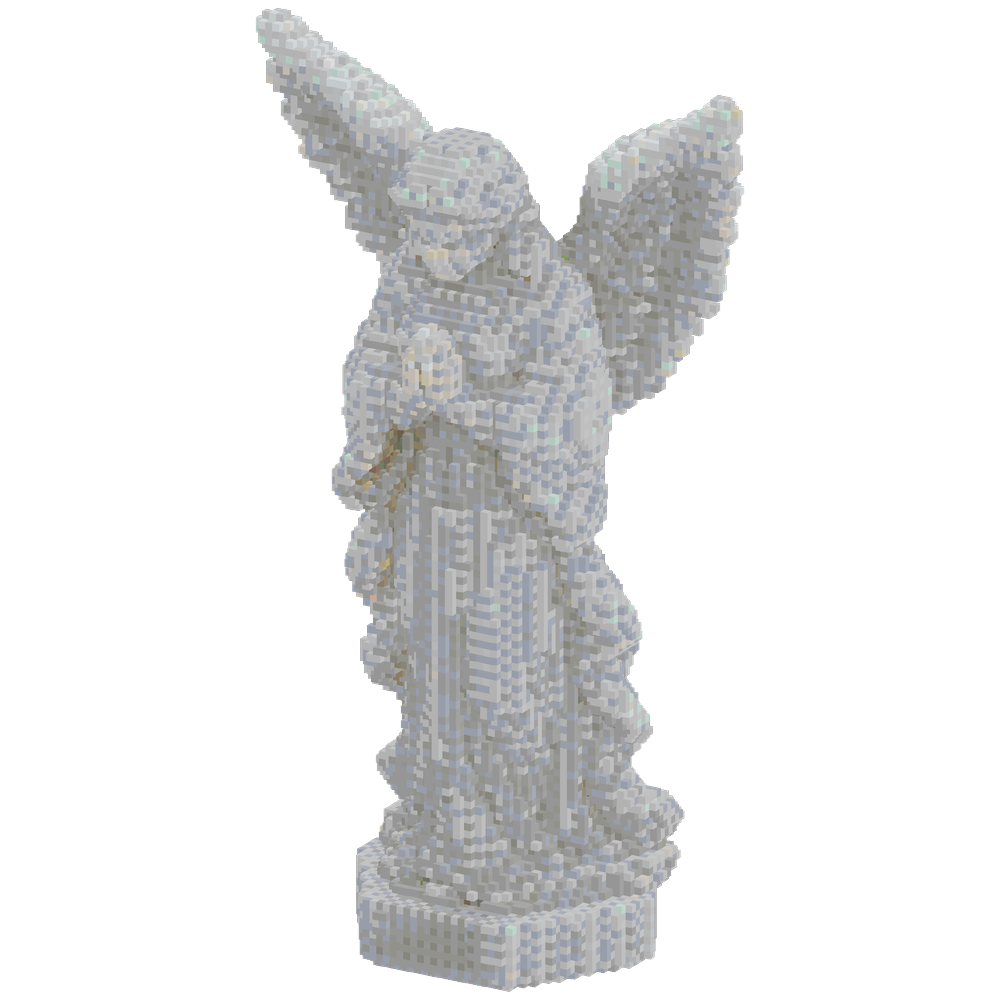 10 block tall quartz angel statue | Minecraft Build - BlockGPT