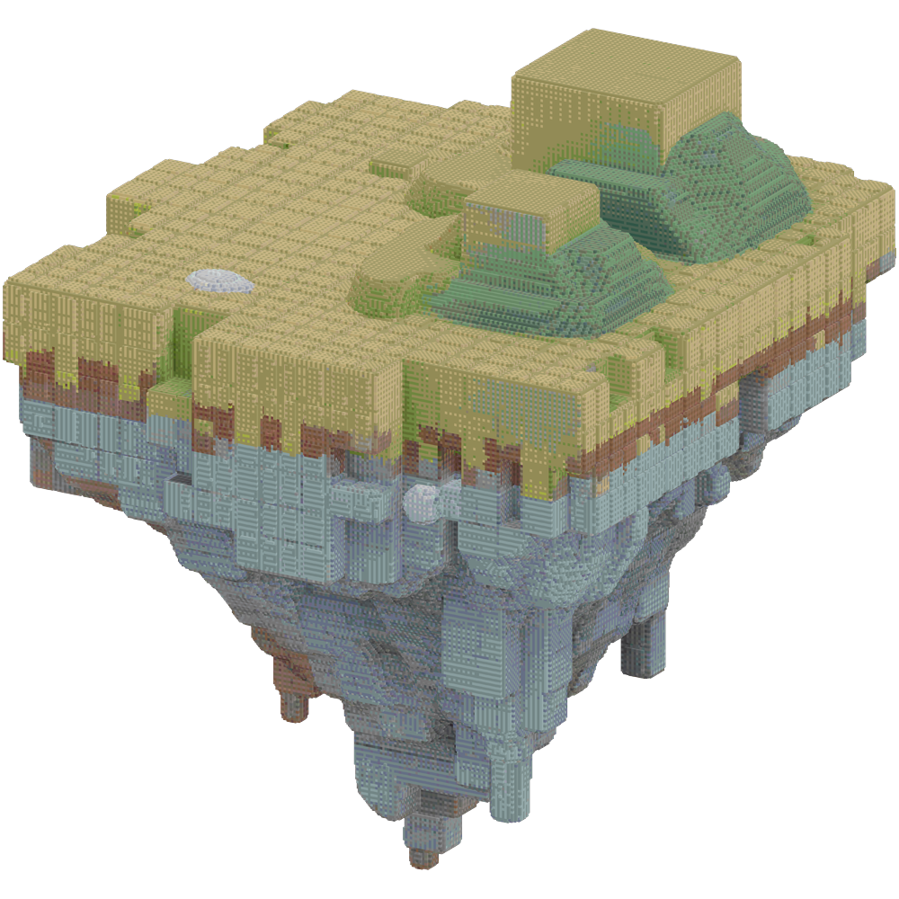 Create a completely organic floatin... | Minecraft Build - BlockGPT