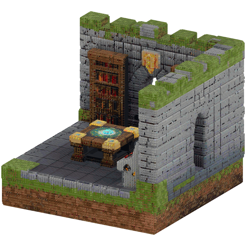 A fully optimized, underground endg... | Minecraft Build - BlockGPT