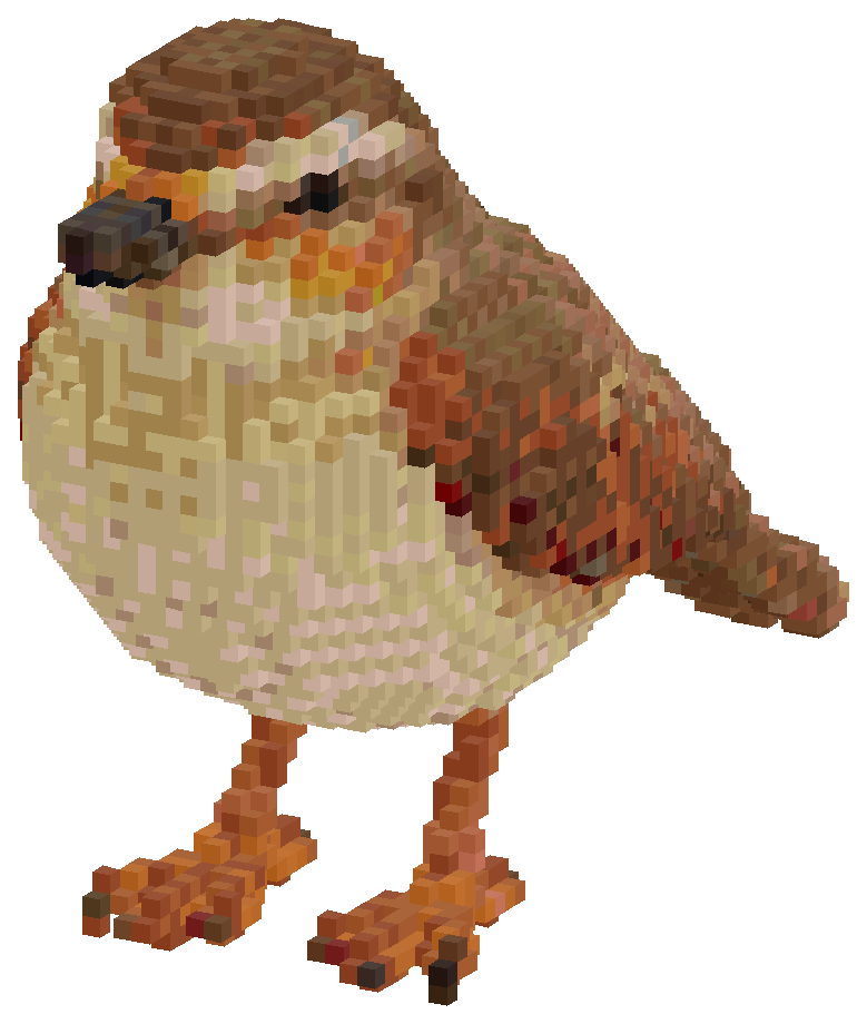 make a little bird | Minecraft Build - BlockGPT